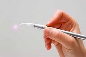 Soft tissue laser wand