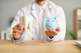 Dental appointment marked on calendar