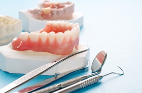 dentures and dental tools