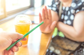 Saying no to straw after dental implant surgery