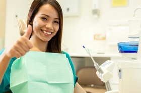 happy dental patient