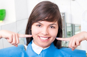 happy dental patient