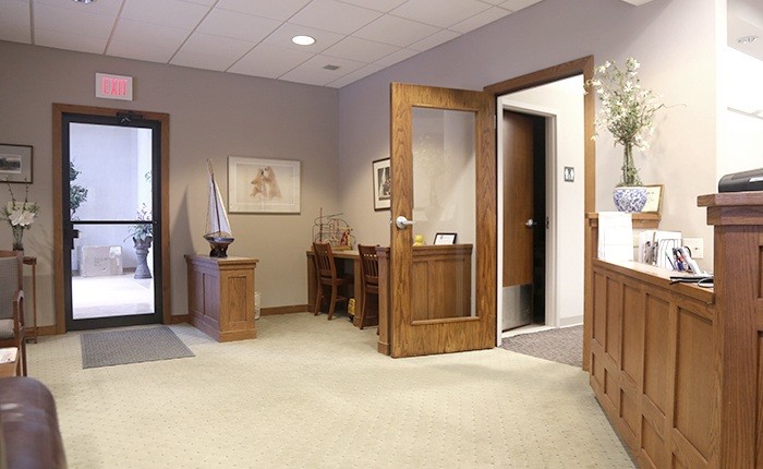 Welcoming reception area