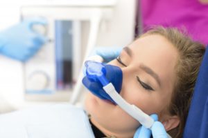 Female patient enjoying the benefits of sedation dentistry