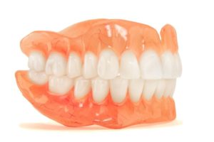 Full dentures shown against white background